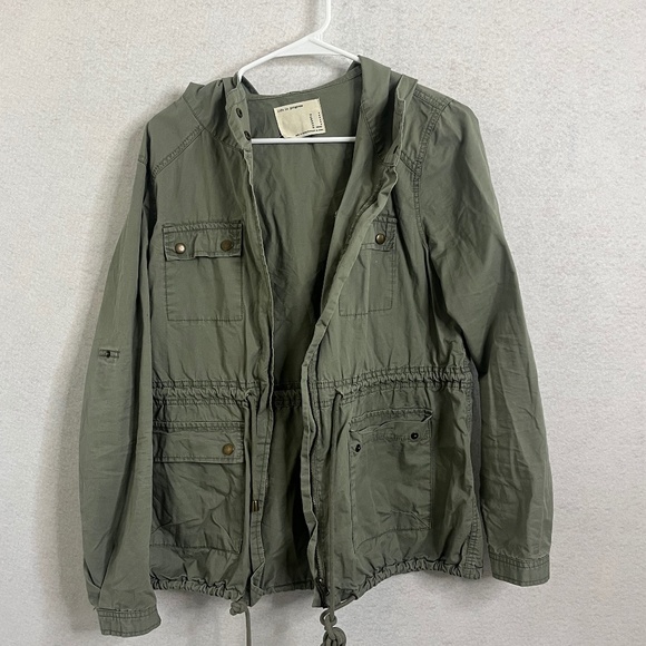 life in progress Jackets & Blazers - Life in Progress Olive Green Military Utility Jacket – Size M